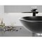 Anzzi Amalfi Round Glass Vessel Bathroom Sink with Matte Black Finish LS-AZ905MB - alternate 8